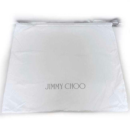 Jimmy Choo Tote Bag Natural White Brown Ec-19954 Canvas Leather Jimmy Choo A4