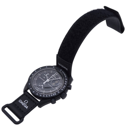 Unused Omega Quartz X Swatch Mission To The Moon Phase Snoopy Speedmaster S033B700 Wristwatch