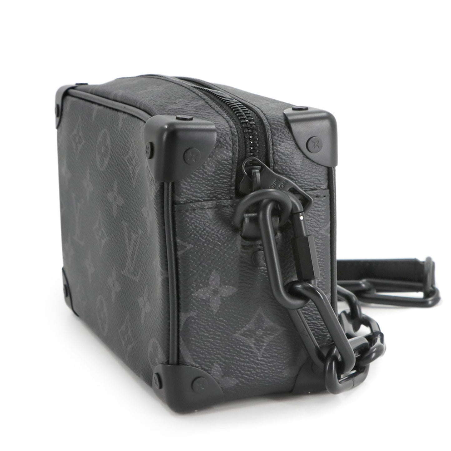 Louis Vuitton Monogram Eclipse Mini Soft Trunk Shoulder Bag M44735 Rfid