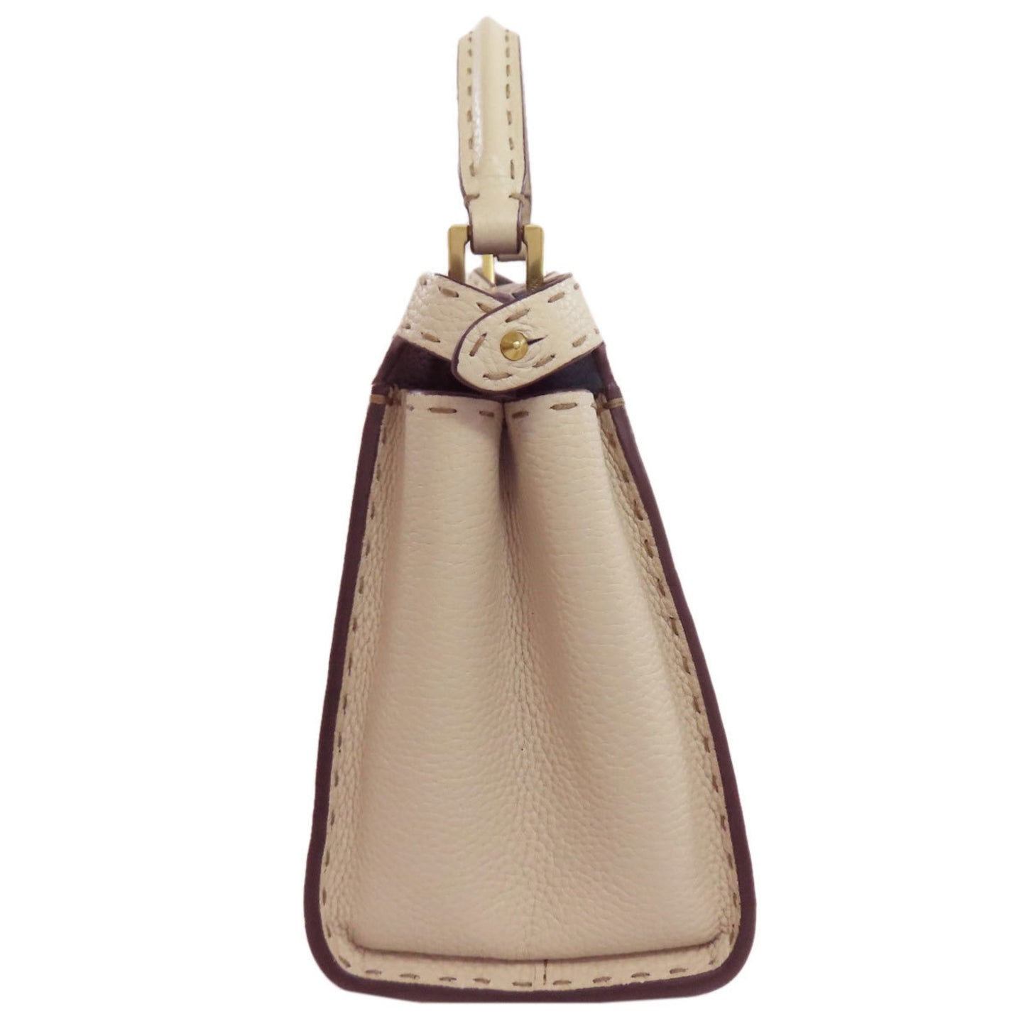 Fendi Peekaboo Mini Selleria 2-Way Handbag In Calfskin