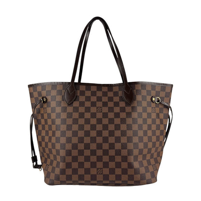 Louis Vuitton Damier Neverfull Mm Shoulder Bag Tote In Brown