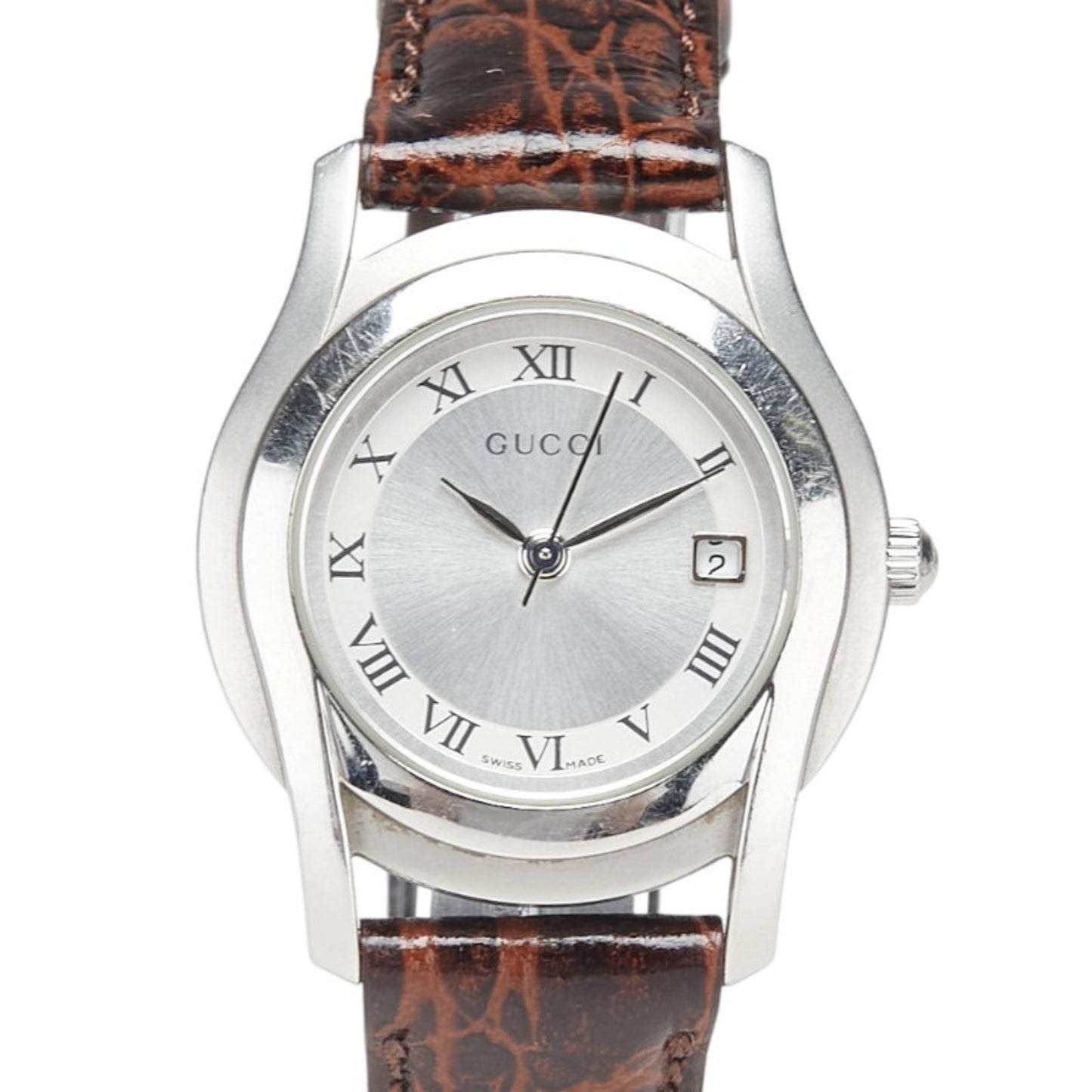 Gucci G-Class Strap (Aftermarket) 5500L Quartz Watch With Silver Dial