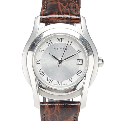 Gucci G-Class Strap (Aftermarket) 5500L Quartz Watch With Silver Dial