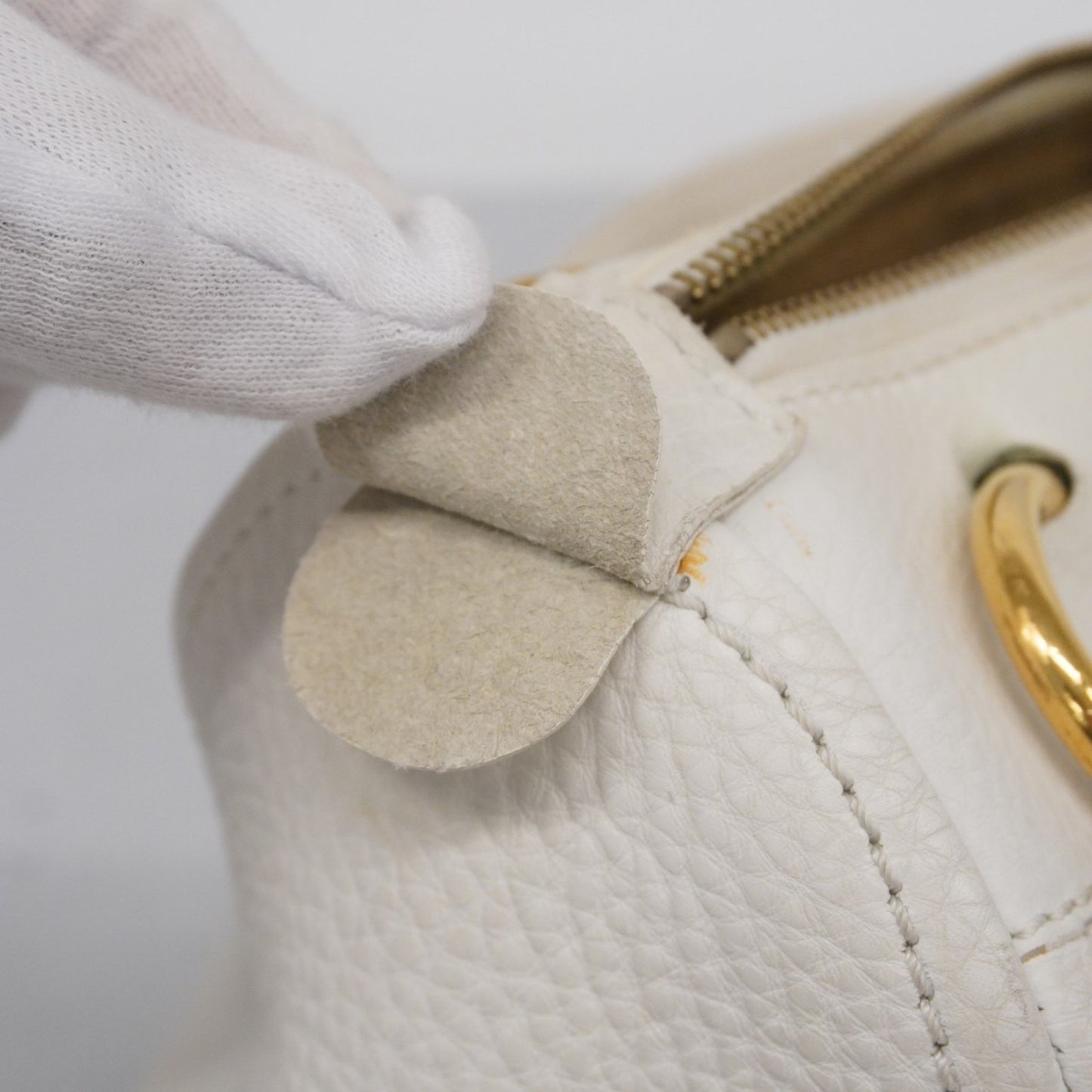 Celine Handbag Leather White