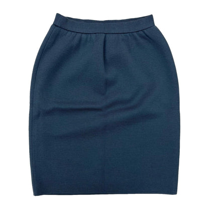 Yves Saint Laurent Vintage All-Over Print Wool Knit Skirt Set