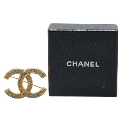 Chanel Coco Mark Rhinestone Brooch