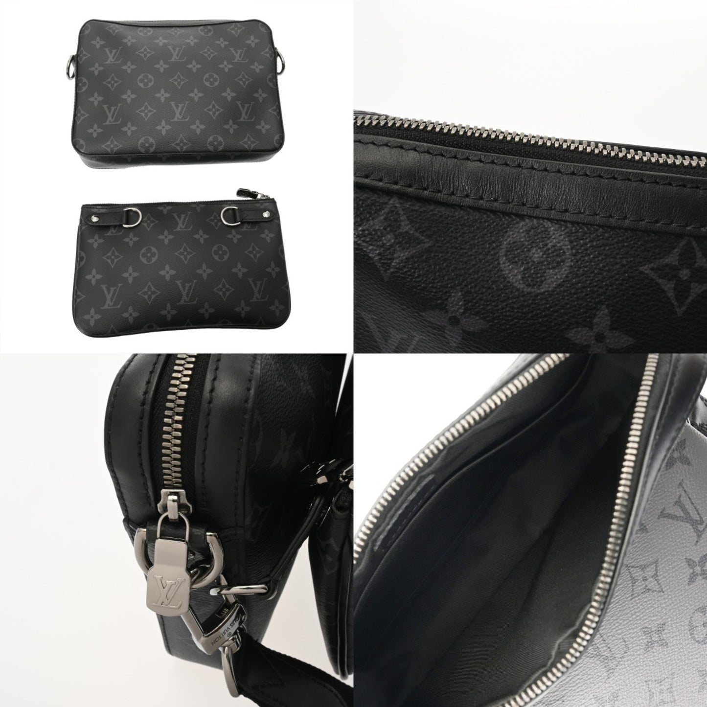 Louis Vuitton Monogram Eclipse Trio Messenger Bag