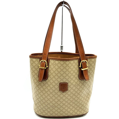 Celine Macadam M95 Tote Bag Shoulder Bag/Leather Beige