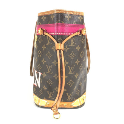 Louis Vuitton M41390 Monogram Summer Trunk Neverfull Mm 2018 Collection Shoulder Bag Tote Canvas