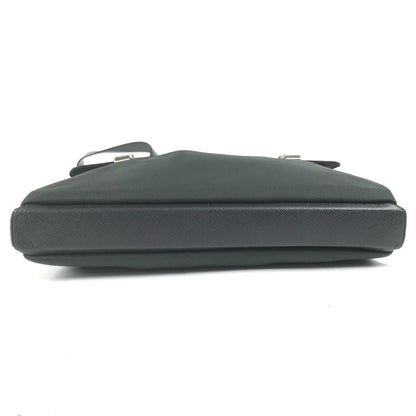 Louis Vuitton M30882 Taiga Saratov Gm Flap Messenger Bag/Shoulder Bag In Nylon Canvas And Leather