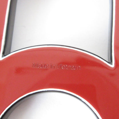 Hermes Variation Pendant Necklace Navy Red