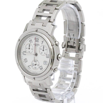 Hermes Clipper Chronograph Steel Quartz