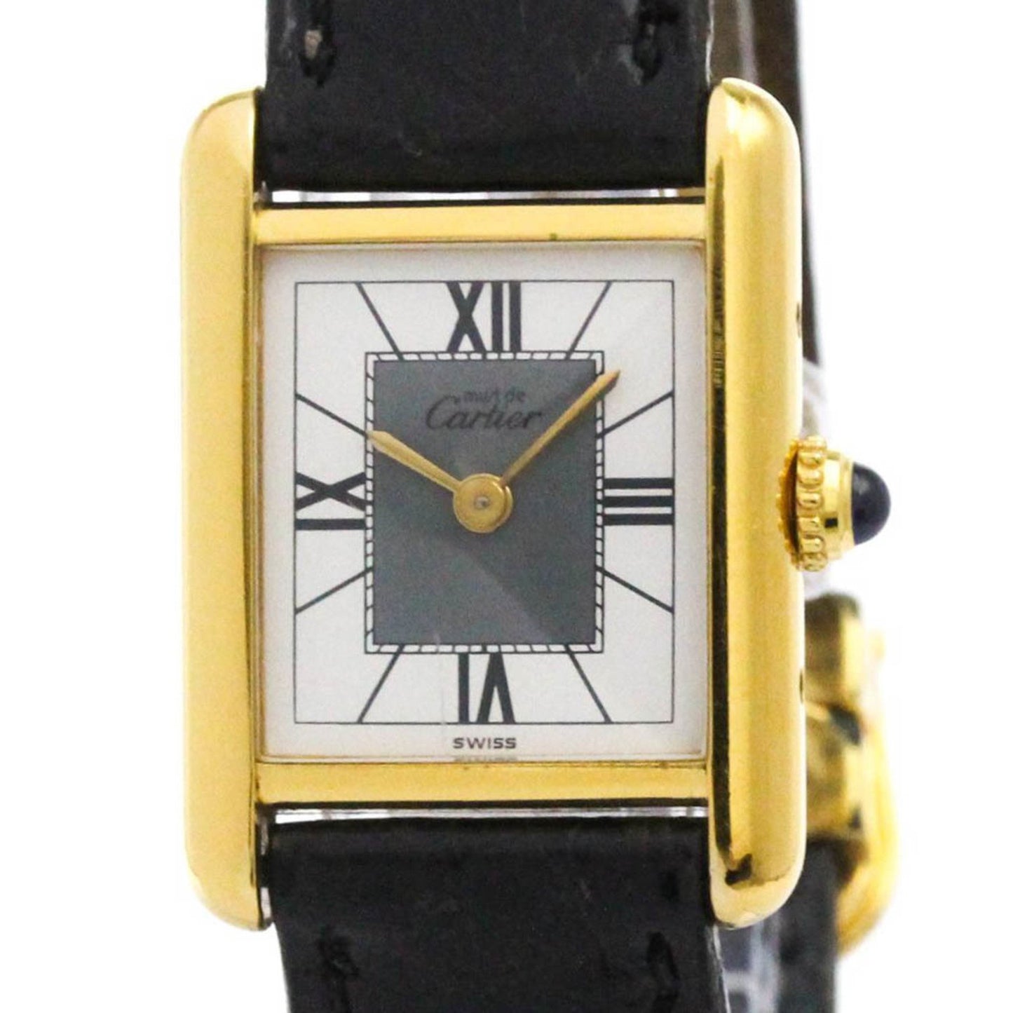 Cartier Must Tank Vermeil Gold Plated Quartz