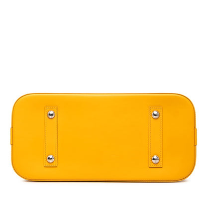 Louis Vuitton Epi Alma Pm Handbag M40619 Citron Yellow Leather