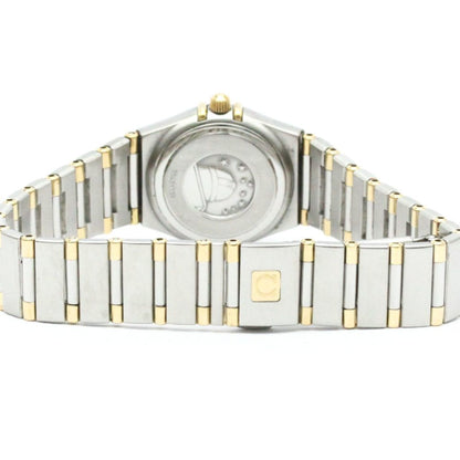 Polished Omega Constellation Diamond 18K Gold Steel Watch 1367.10 Bf581498