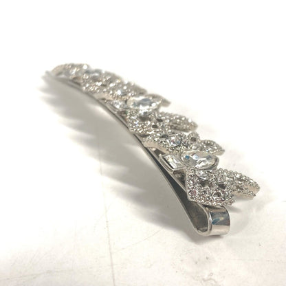 Miu Miu 5Jf031 Ribbon Rhinestone Hair Barrette Hairpin Metal