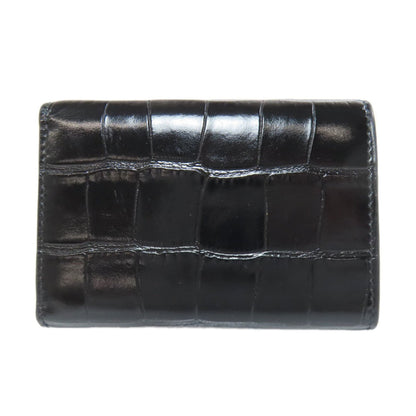 Balenciaga 600212 B Embossed Leather Bi-Fold Wallet