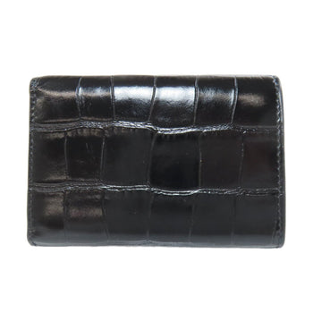 Balenciaga 600212 B Embossed Leather Bi-Fold Wallet
