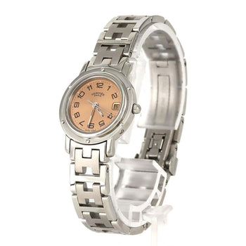 Herms Clipper Cl4.210 Stainless Steel Quartz Watch