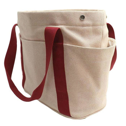 Hermes Cabriole Mother'S Bag Tote Red