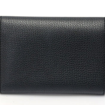 Loewe Anagram Vertical Wallet Small C821S33X01 Grained Calf Leather Black S-158506