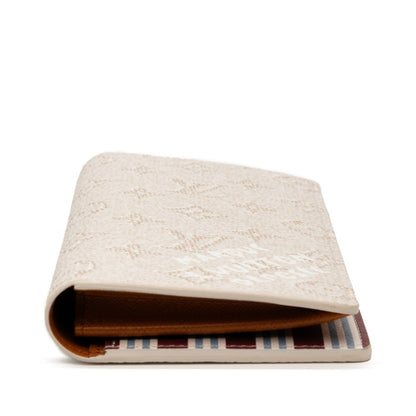 Louis Vuitton Monogram Heritage Portefeuille Brazza Long Wallet M15156 White