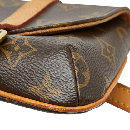Louis Vuitton Monogram Pochette Marel Waist Bag/Body Bag M51159 Brown Leather