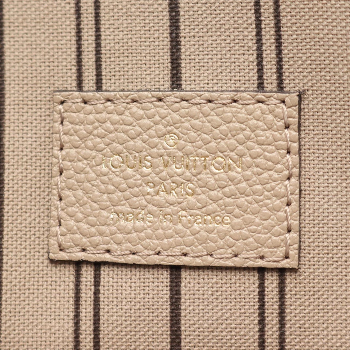 Louis Vuitton Pochette Metis Mm Monogram Empreinte Tourterelle Handbag