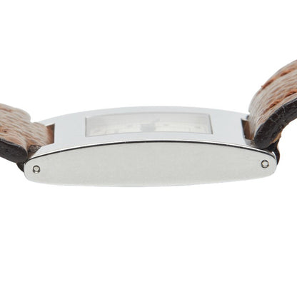 Chaumet Style Rectangle Quartz Watch With Silver Dial