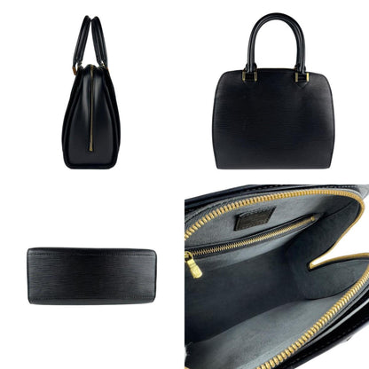 Louis Vuitton Epi Pont Neuf Handbag In Black And Gold