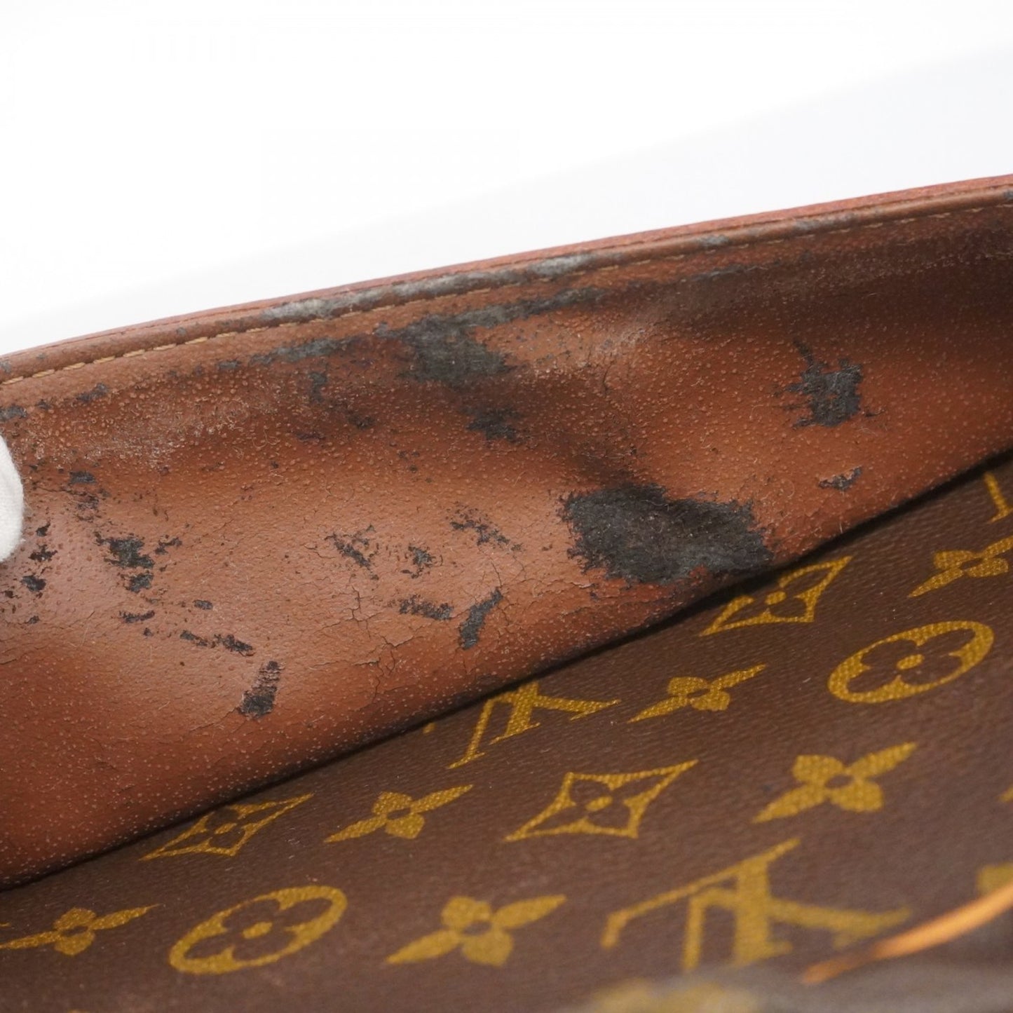 Louis Vuitton Monogram Compigne 28 Clutch Bag M51845 Brown