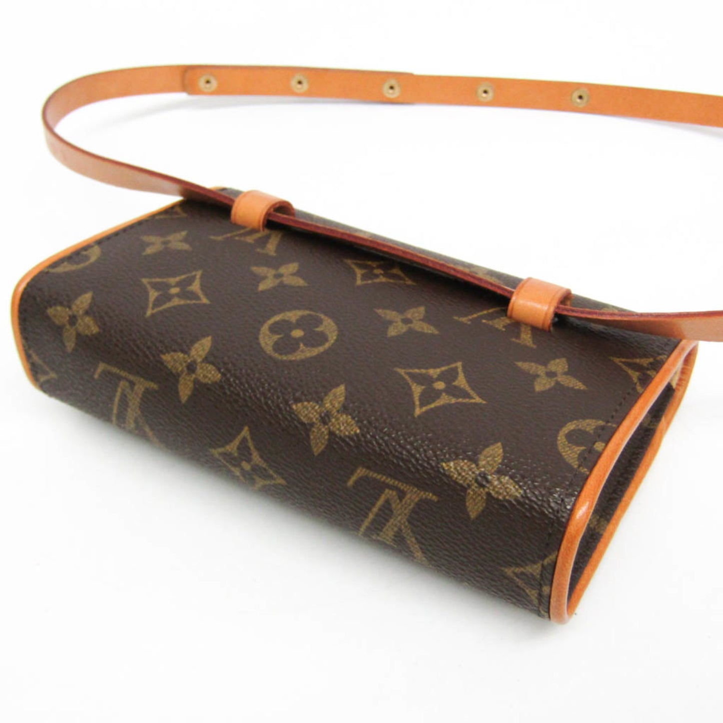 Louis Vuitton Monogram Pochette Florentine Xs Size Belt M51855
