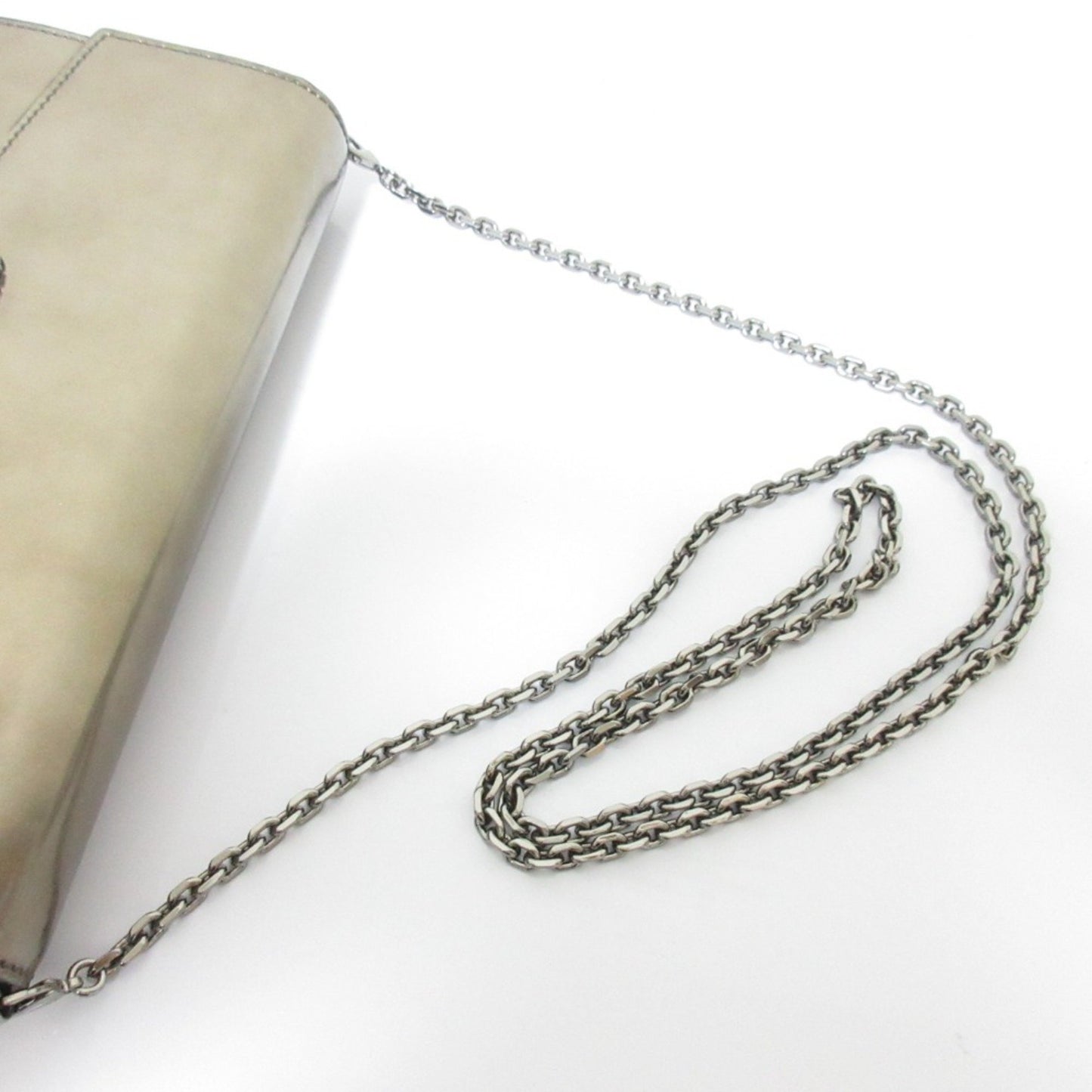 Sergio Rossi Borse Hard Clutch Chain Shoulder Bag