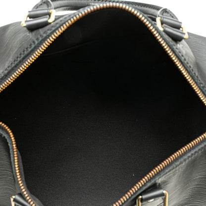 Louis Vuitton Epi Speedy 30 Handbag/Boston Bag M59022 Noir Black Leather