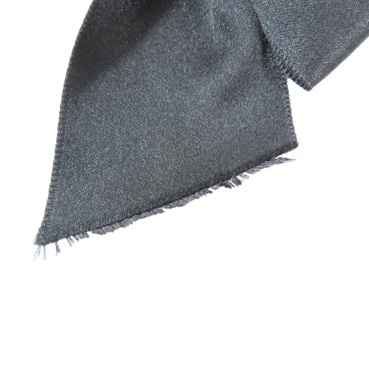 Chanel Satin Ribbon Barrette Accessories Hair Clips Hairpins Black
