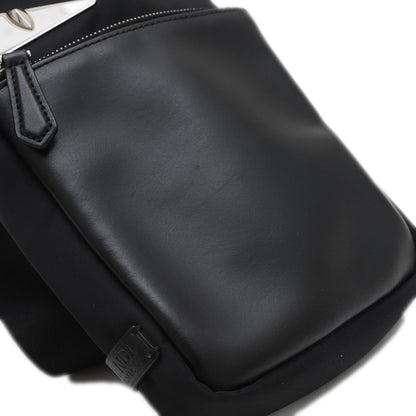 Fendi Monster Body Bag Nylon Leather Black 7Vz033