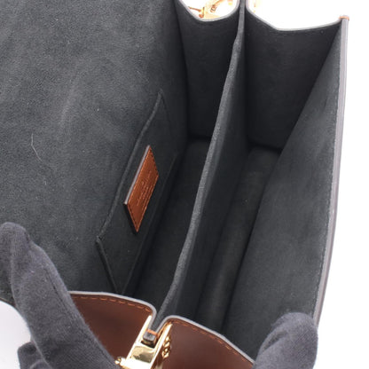 Louis Vuitton Dauphine Mini Monogram Reverse Shoulder Bag In Coated Canvas And Leather