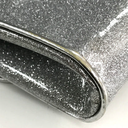 Christian Louboutin 1145132 Glitter 2Way Chain Shoulder Bag Clutch Bag Silver Silverhardware