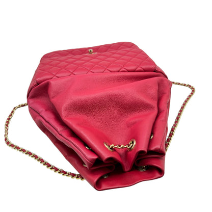 Chanel Matelasse Backpack In Pink Lambskin A94417