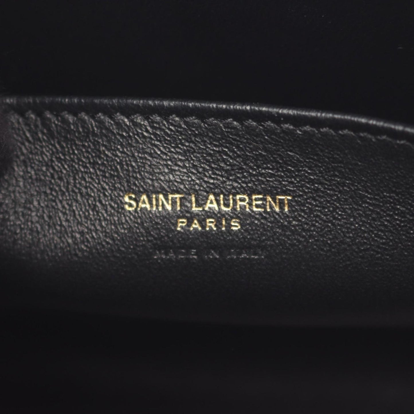 Yves Saint Laurent Saint Laurent Paris Monogram Baby Cabas Handbag In Black Leather