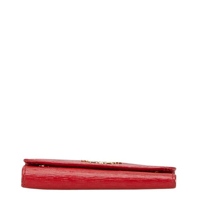 Prada 6-Ring Key Case With Metal Fittings