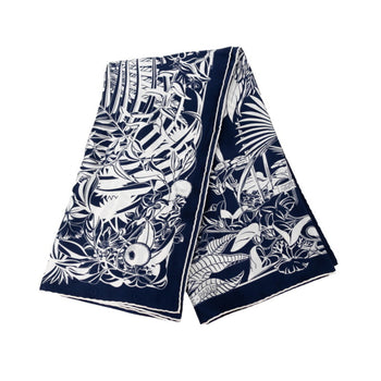 Hermes Herms Carr 90 Flamingo Party Scarf