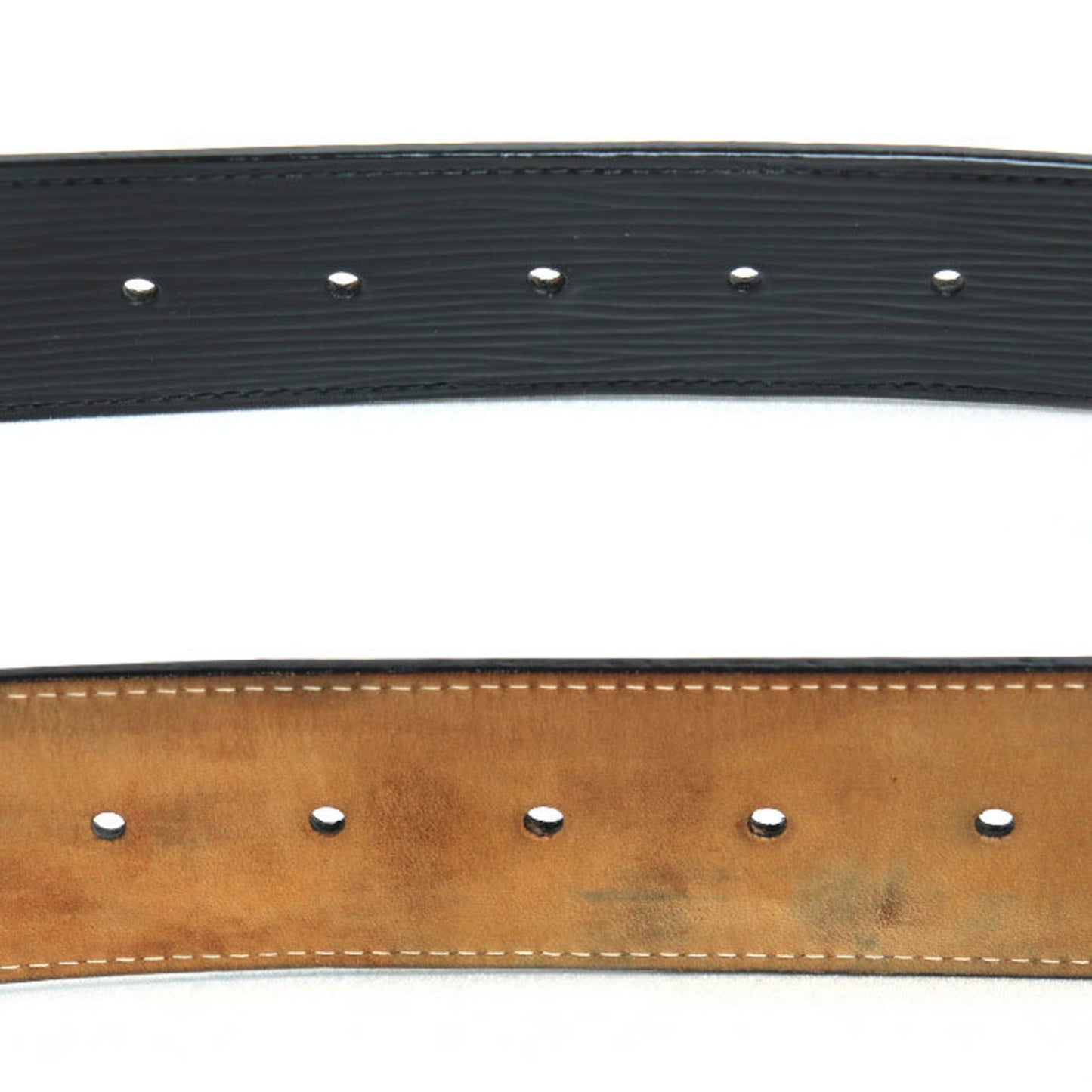 Louis Vuitton Louis Vuitton Centur Lv Initial Belt Epi Electric Black M9830