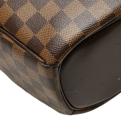Louis Vuitton Damier Saria Horizontal Handbag N51282 Brown Leather