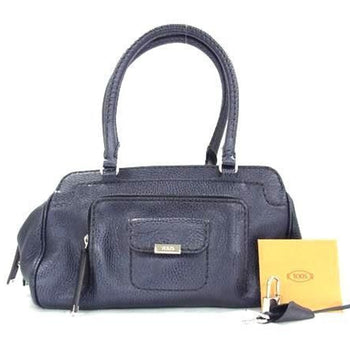 Tod'S Tods Handbag - Navy Leather
