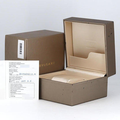 Bvlgari B-Zero1 Pg Combi 12P Medium Size Bzp23Sg Bz23Wsgs 12.M Ssxpg Quartz Wristwatch