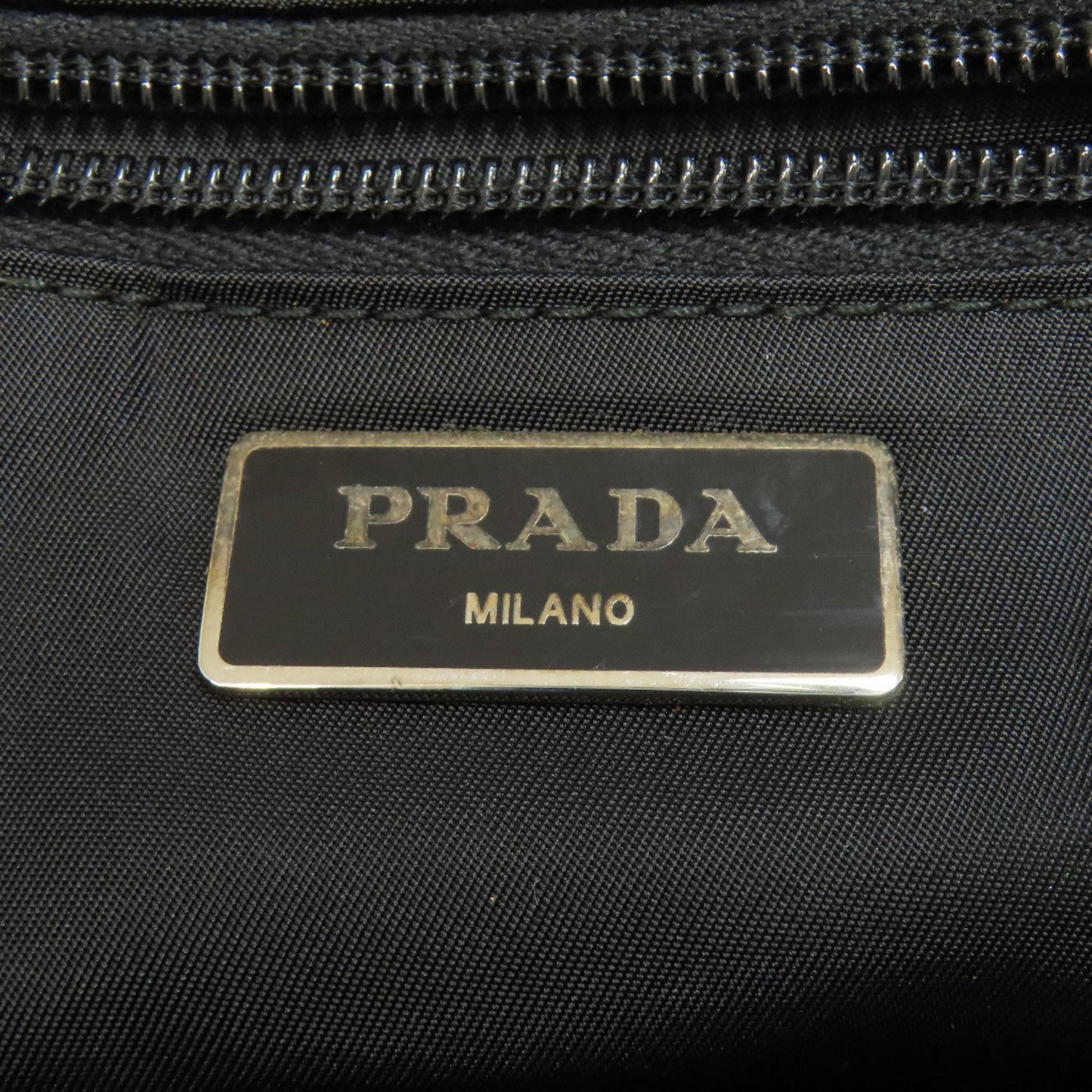 Prada Logo Hardware Body Bag Nylon Material