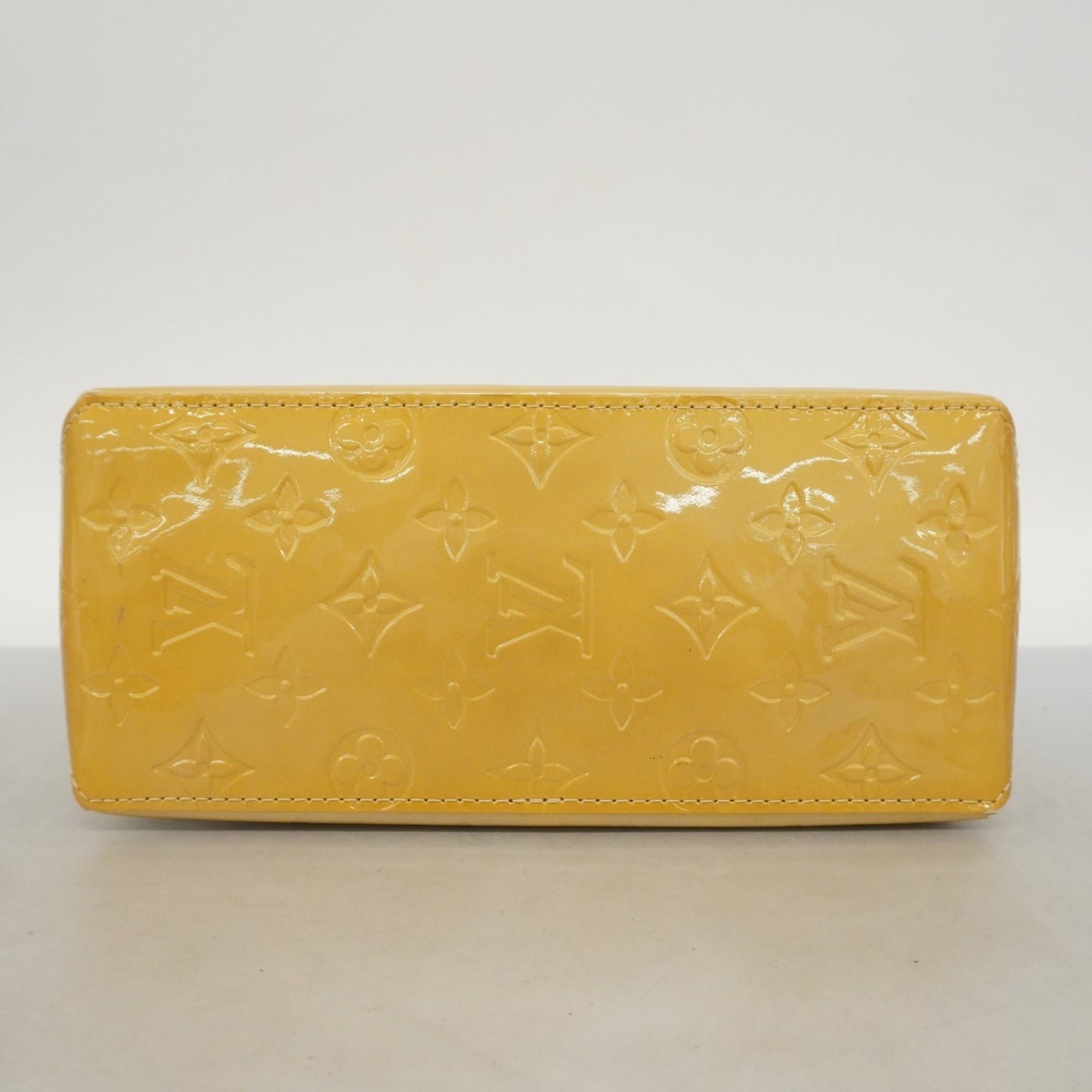 Louis Vuitton Vernis Reed Pm Handbag M91144 Beige