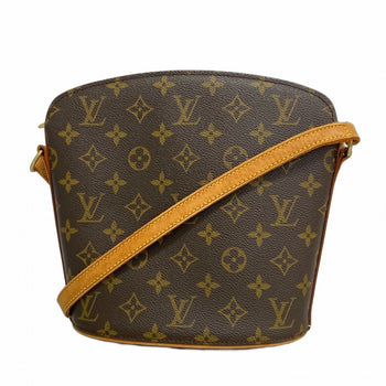 Louis Vuitton Monogram Drouot Shoulder Bag M51290 Brown