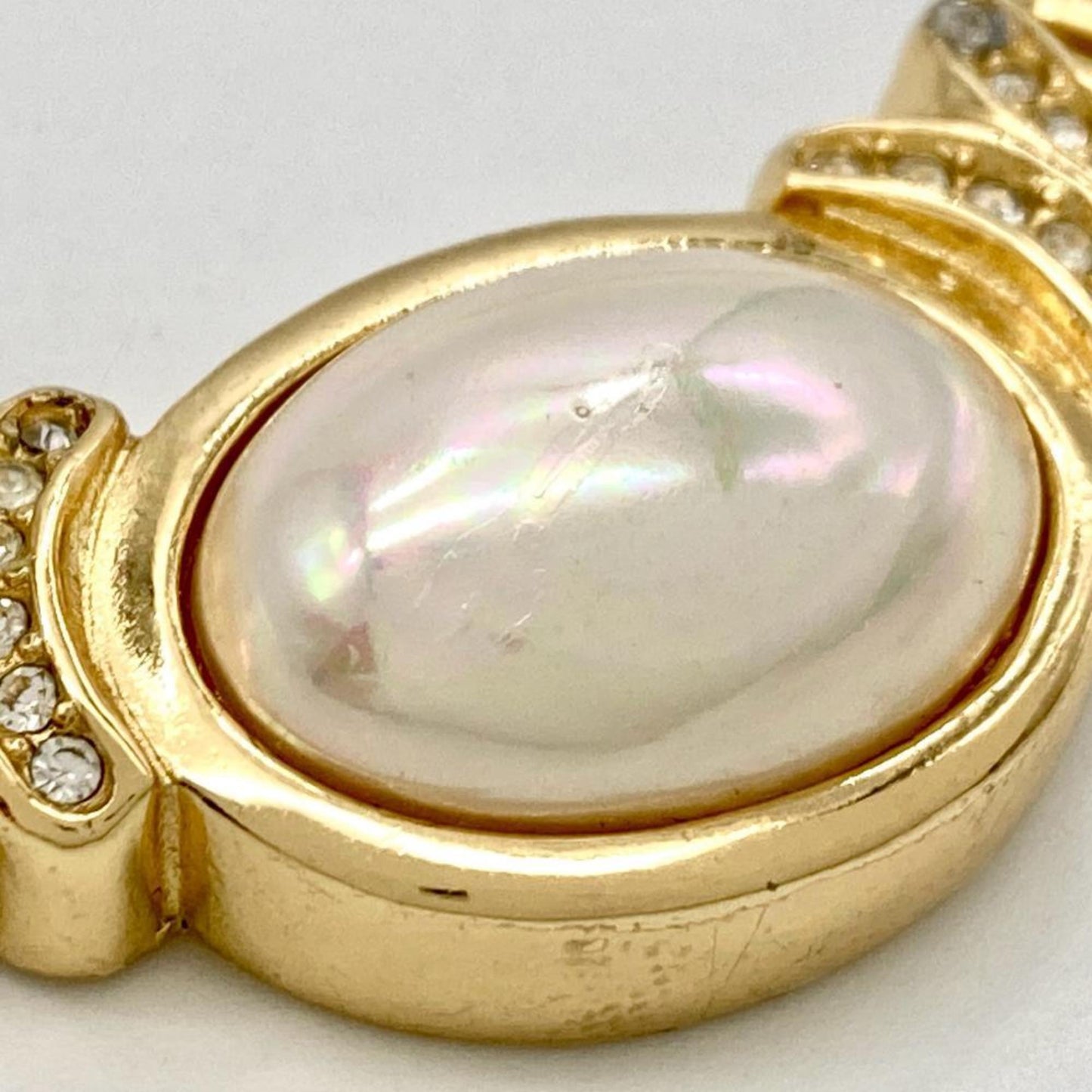 Christian Dior Necklace Gp Gold